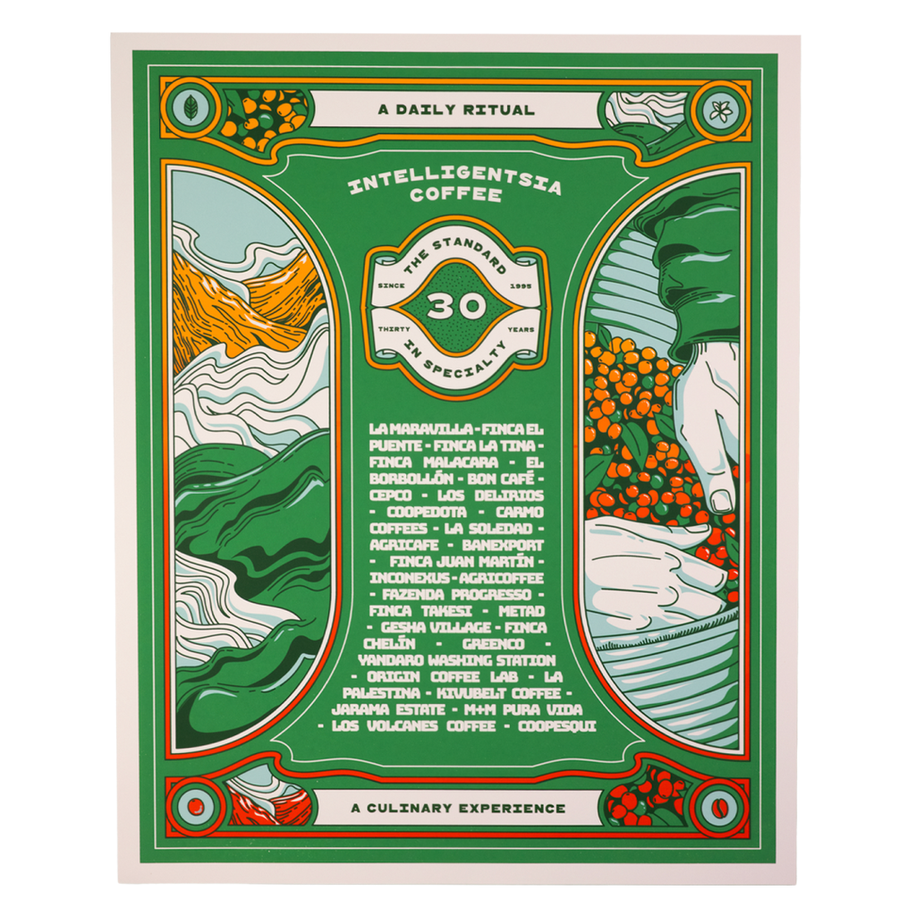 Direct Trade Screen-Printed Poster