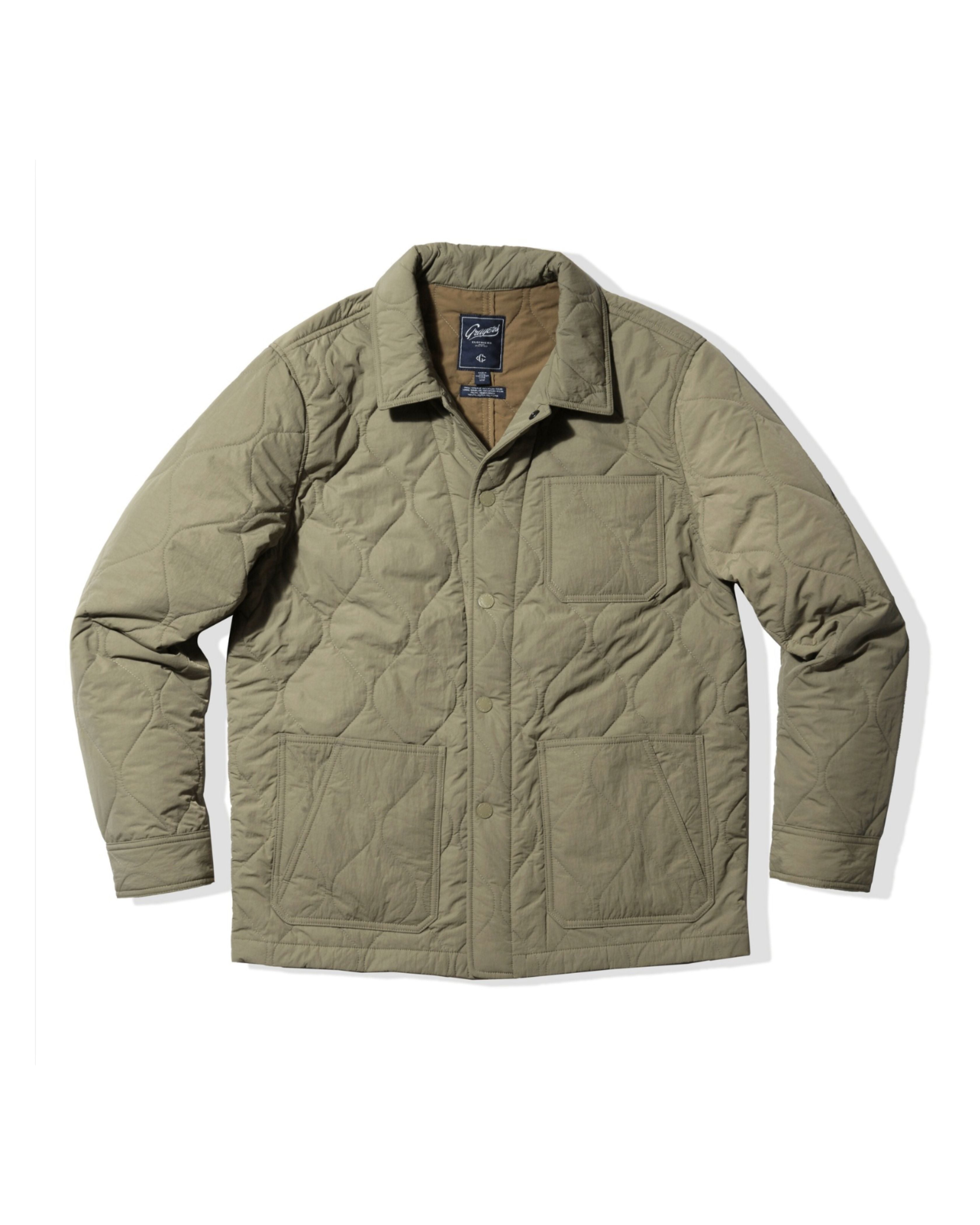 Putnam Quilted Chore Jacket - Olive