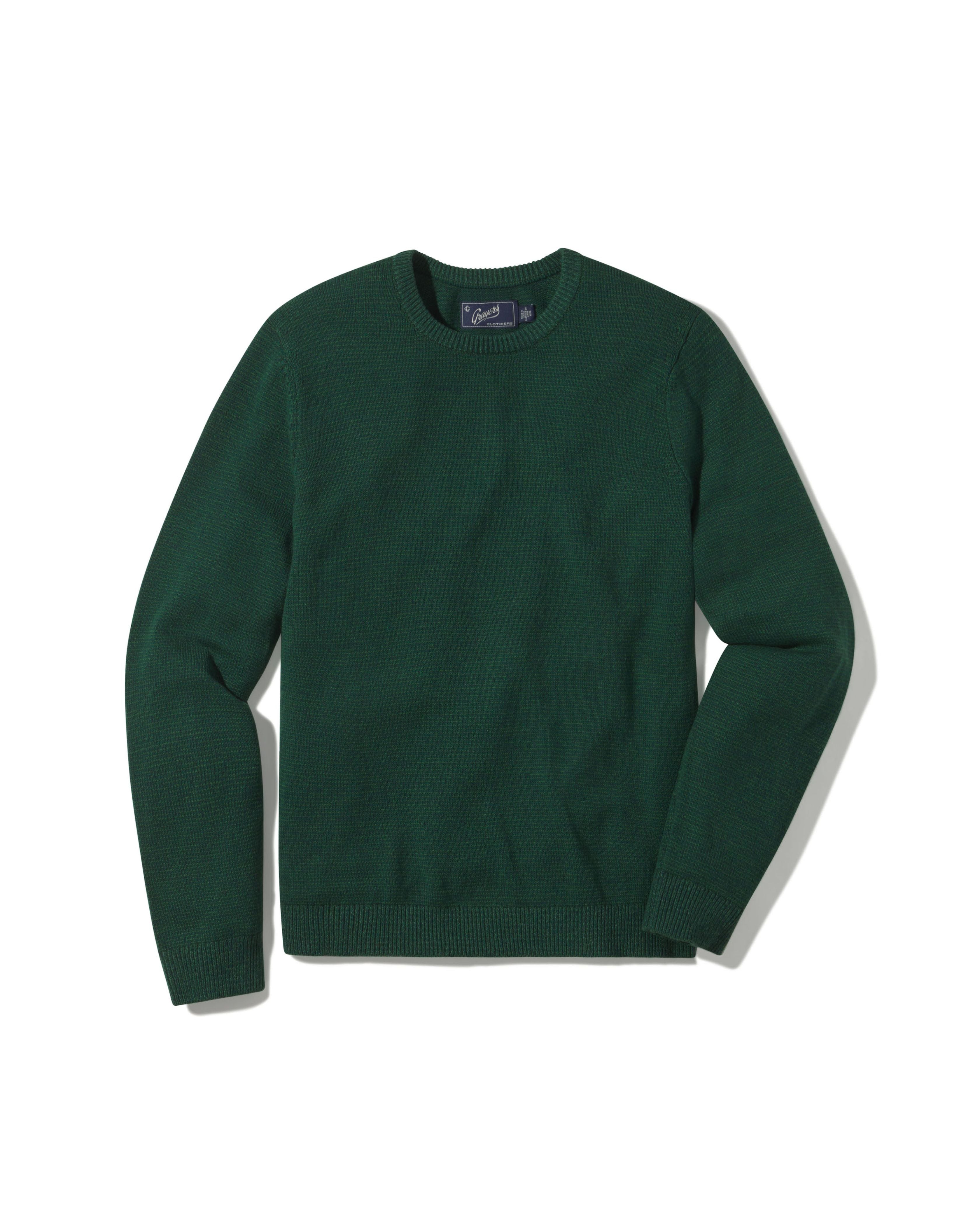 Collegiate Cotton Rich  Crew - Forest *