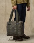 Tin Cloth Zipper Tote Bag - Otter Green