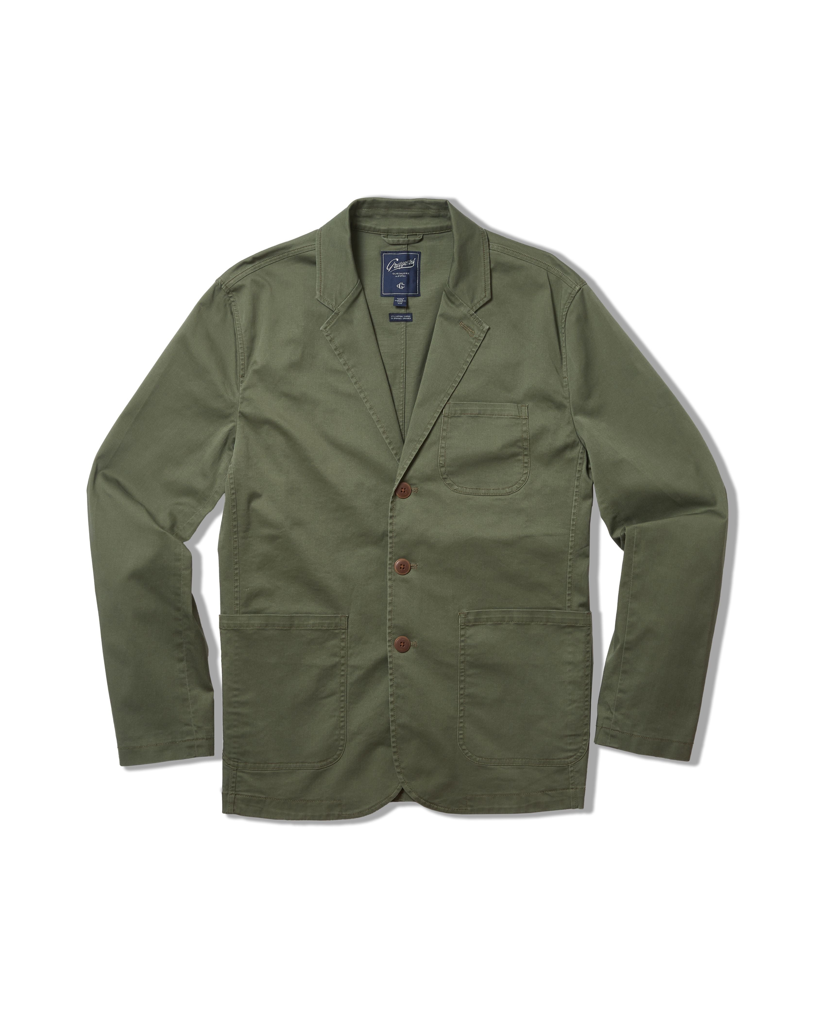 Thompson Flex Stretch Blazer - Olivine