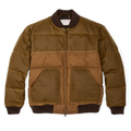 Down Bomber Jacket - Dark Tan