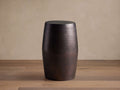 Hammered Drum End Table in Copper