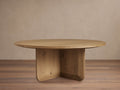 Felton Round Coffee Table in Honey