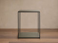 Kavali Square End Table in Silver