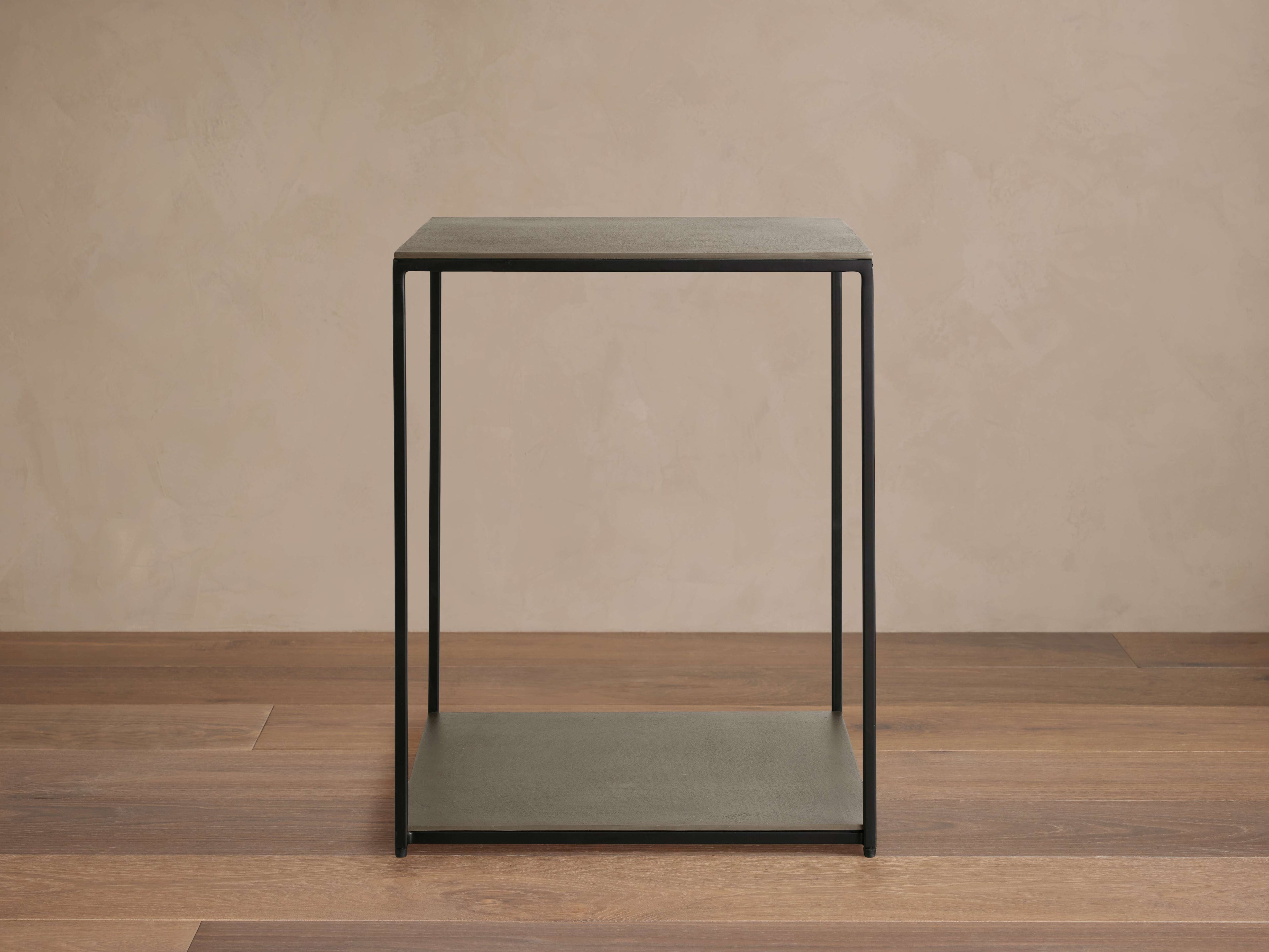 Kavali Square End Table in Silver