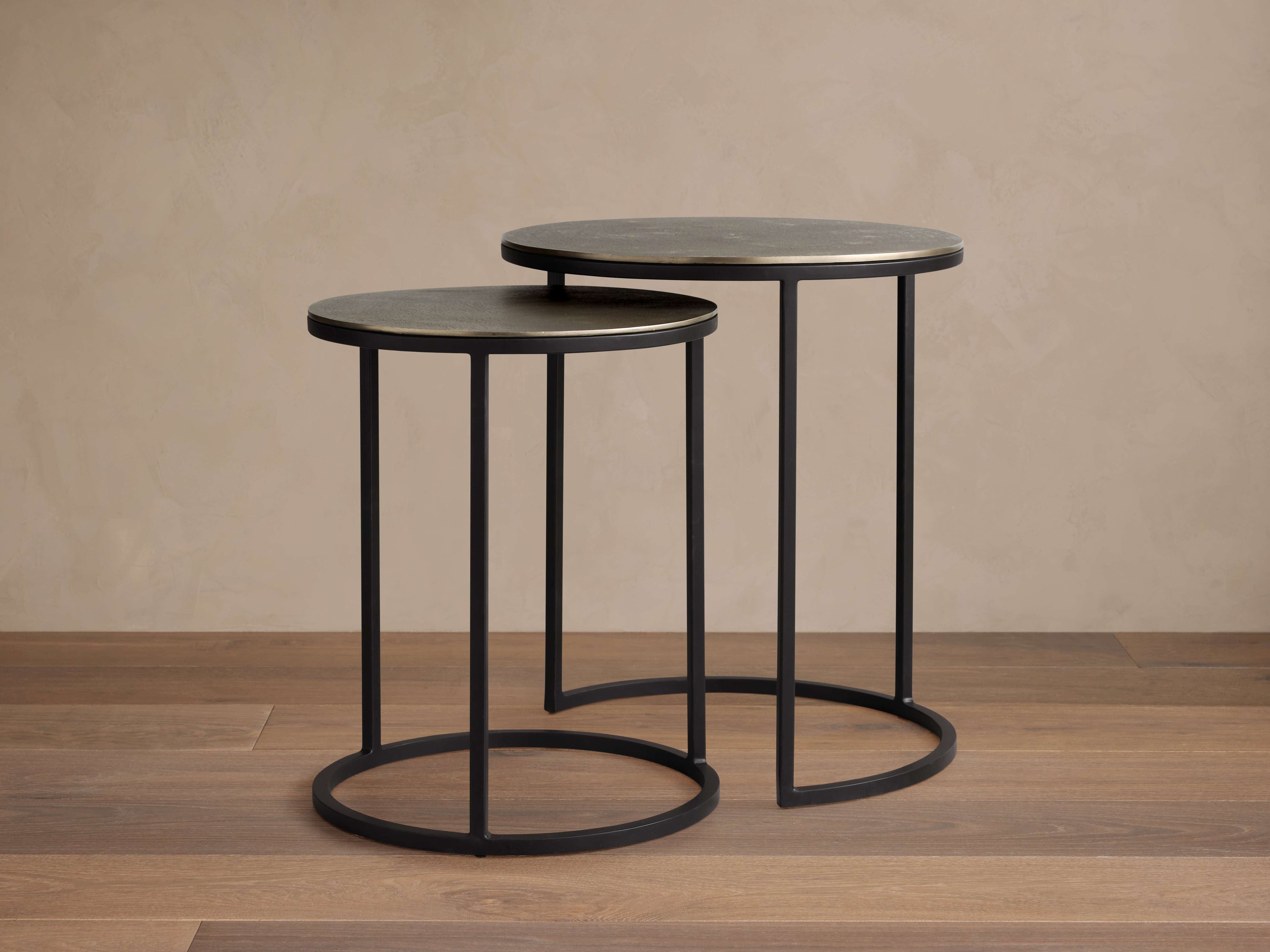 Kavali Nesting End Table in Silver