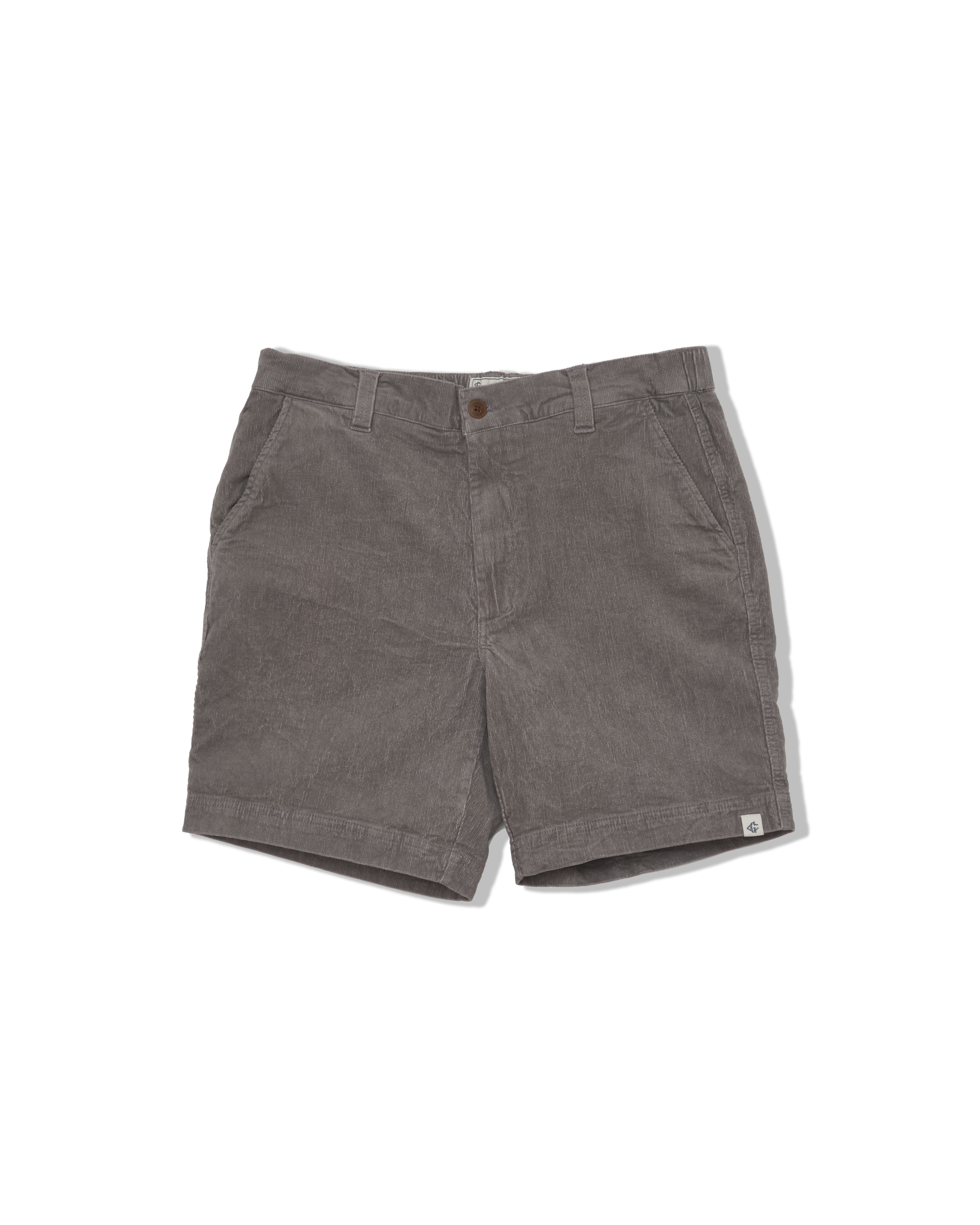 Corduroy Trail Shorts 8" - Gray