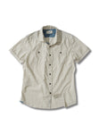 Drayton Printed Chambray Shirt - Micro Chip Print  *