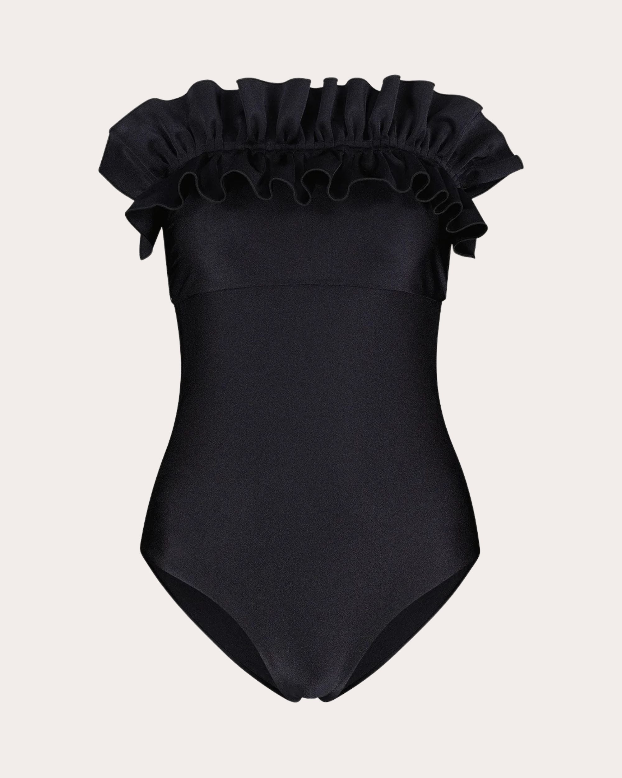 Angela Ruffled Bustier One-Piece