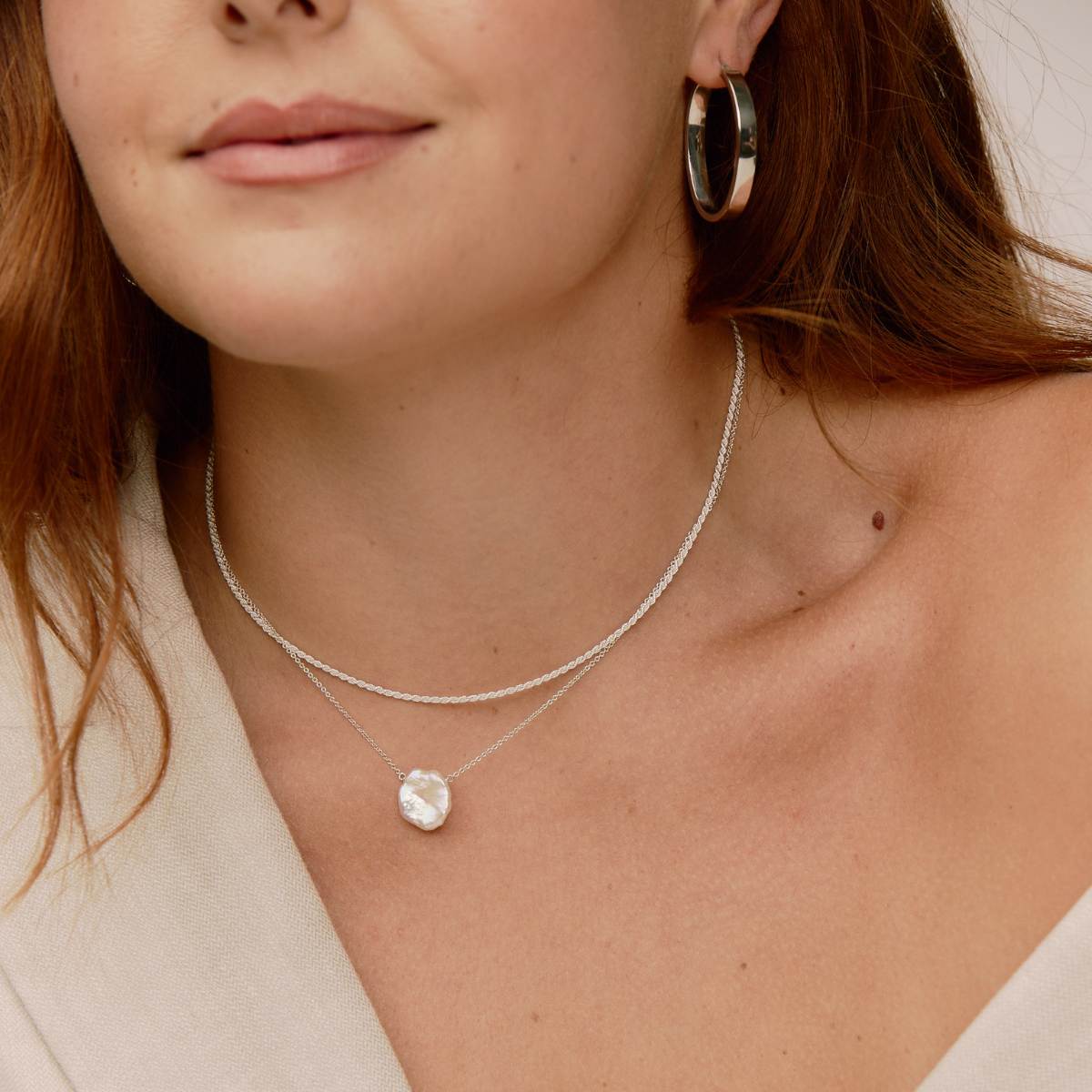 Keshi Pearl Necklace Legacy Card