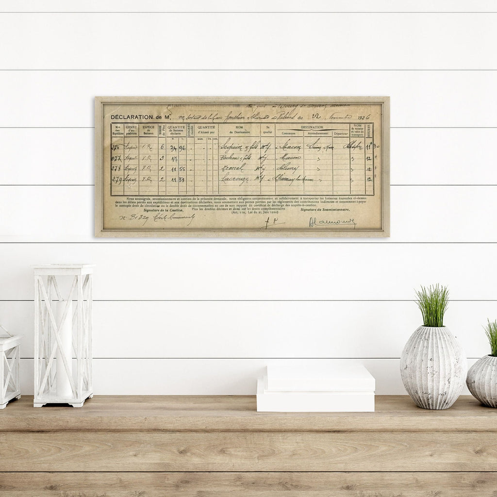 Vintage French Deposit