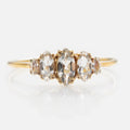 Solid Gold Essential Marquise Cluster Ring