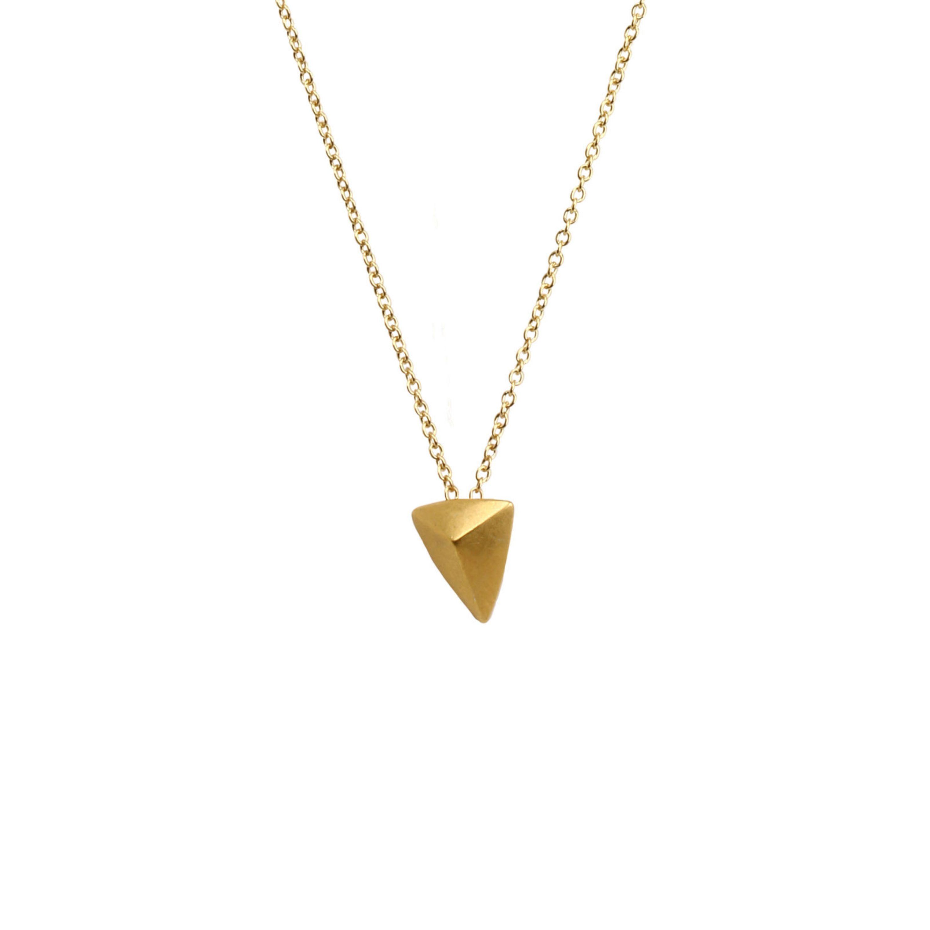 You Are Mighty Pyramid Necklace