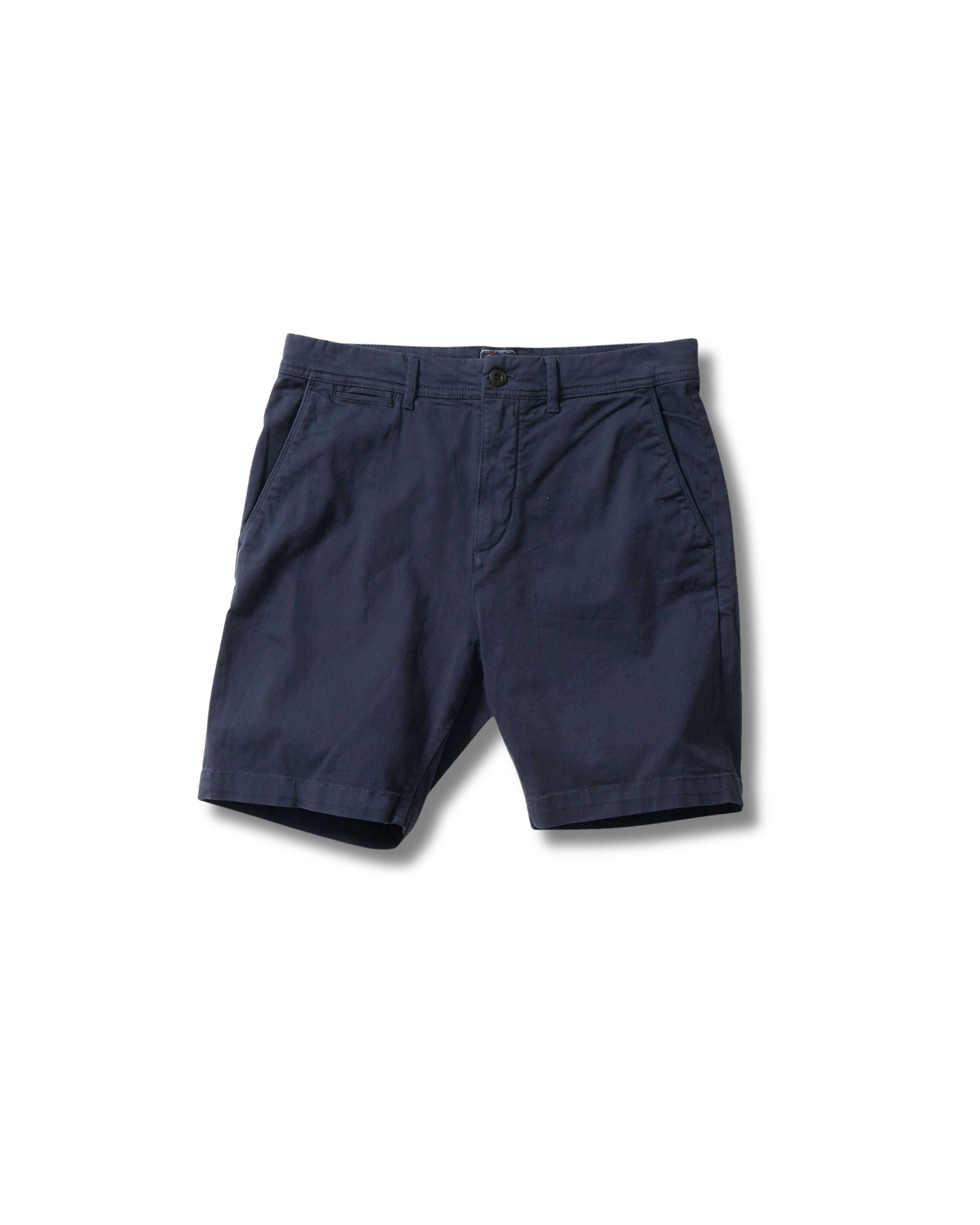 Precision Stretch Chino Shorts 8" - Navy
