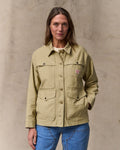 Women's Reverse Sateen Cruiser Jacket - Antique Khaki