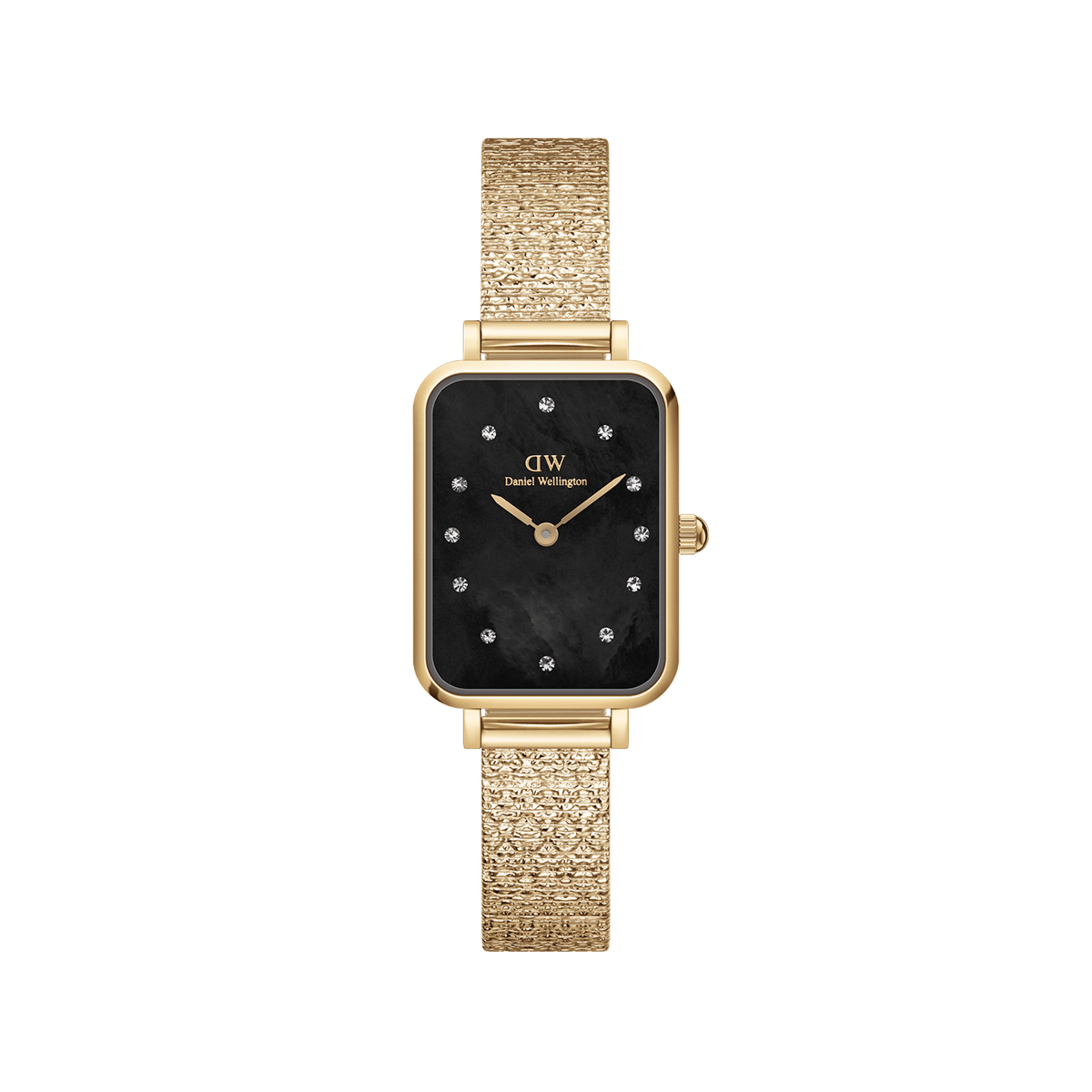 Quadro Lumine Pressed Piano Black MoP Gold