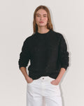 The Cocoon Crew in Plush Cotton | Black Confetti
