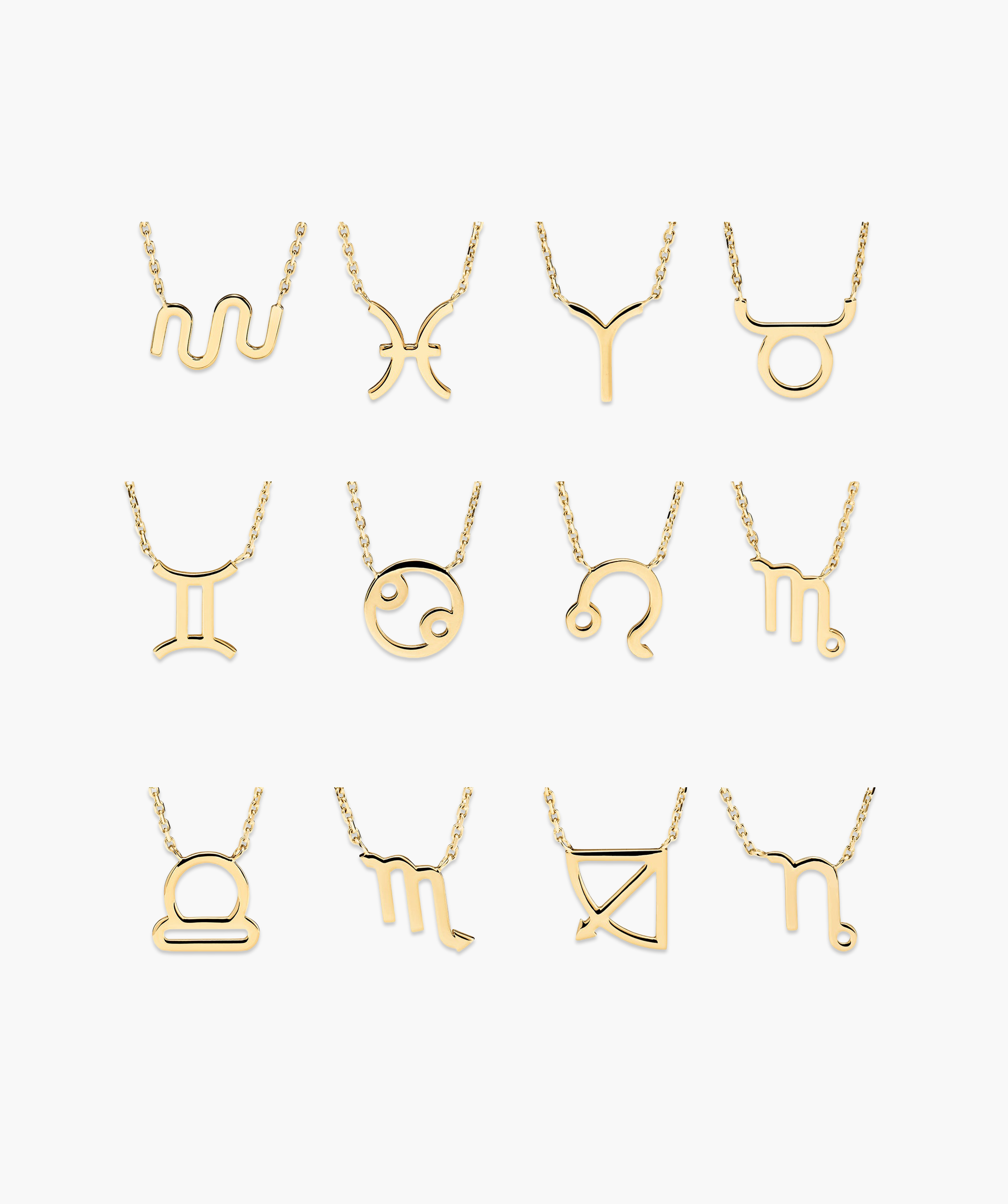 Zodiac Sign Necklace