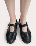 Cosmo Textured Leather Mary Jane Sneaker