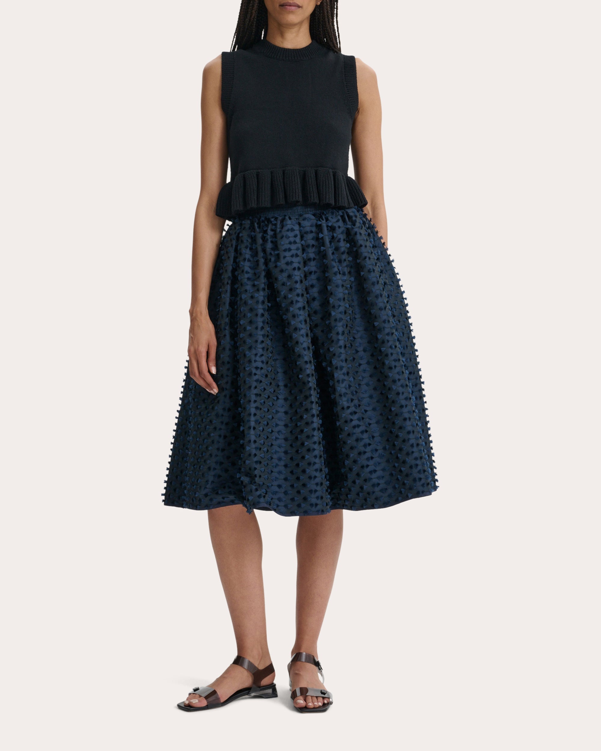 Mala Fiamma Fil-Coupé Midi Skirt