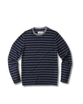 Nautical Stripe Crew Neck - Navy White Stripe