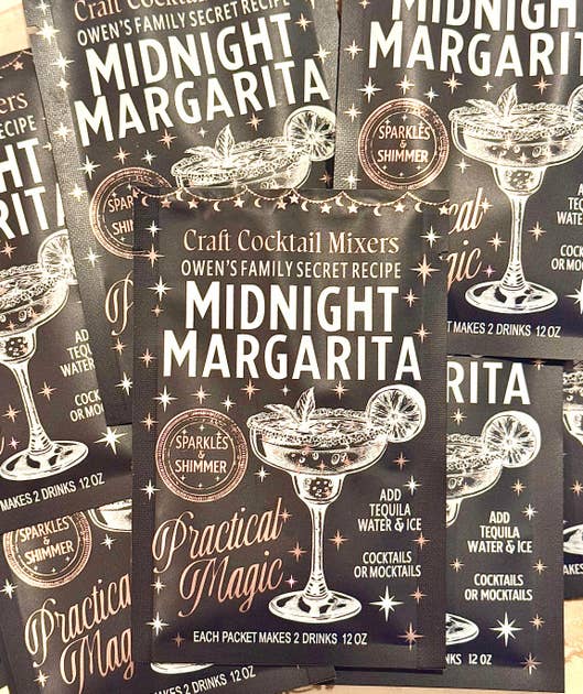 Midnight Sparkly Margarita Cocktail mix for 2 drinks