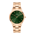 Iconic Link Emerald Rose Gold