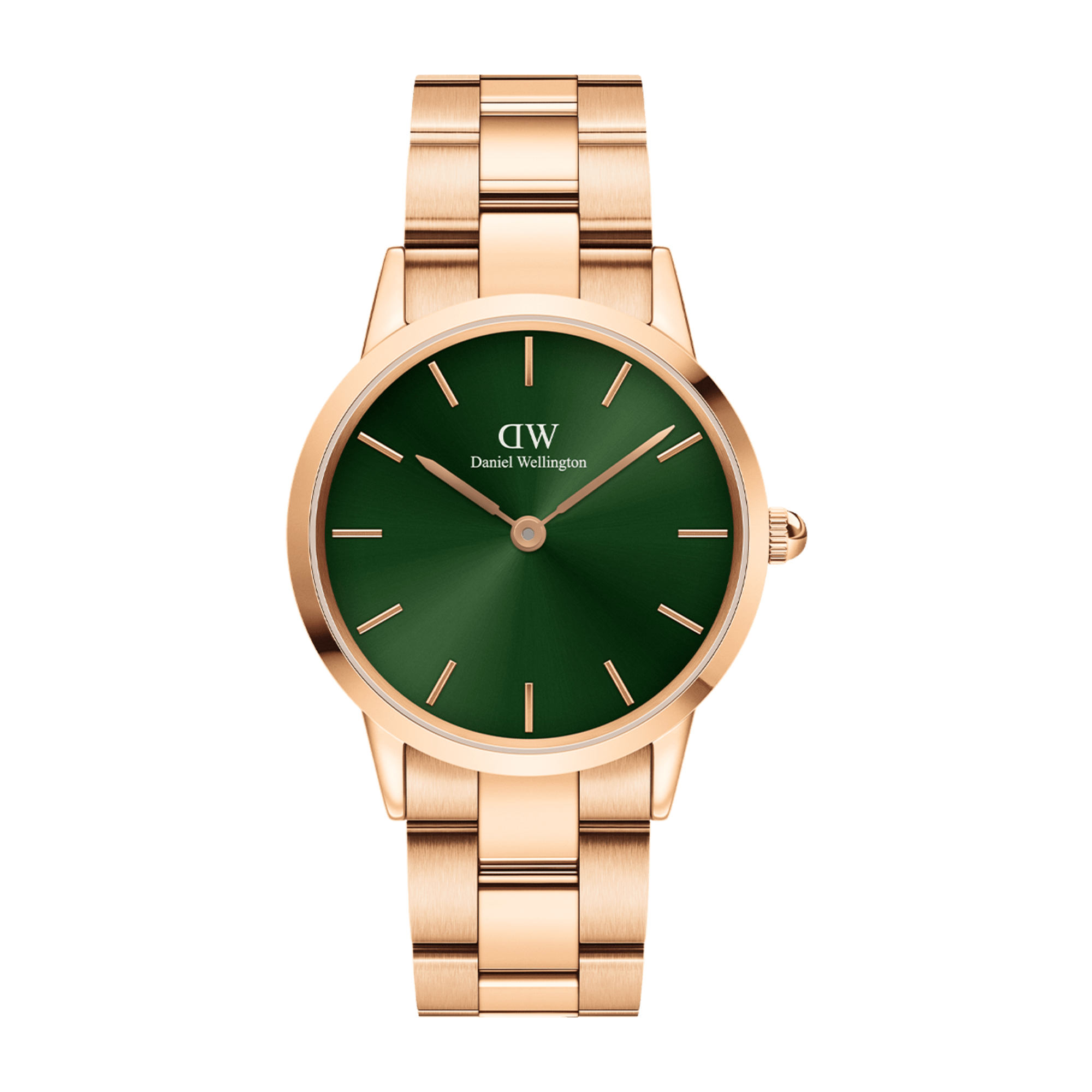 Iconic Link Emerald Rose Gold
