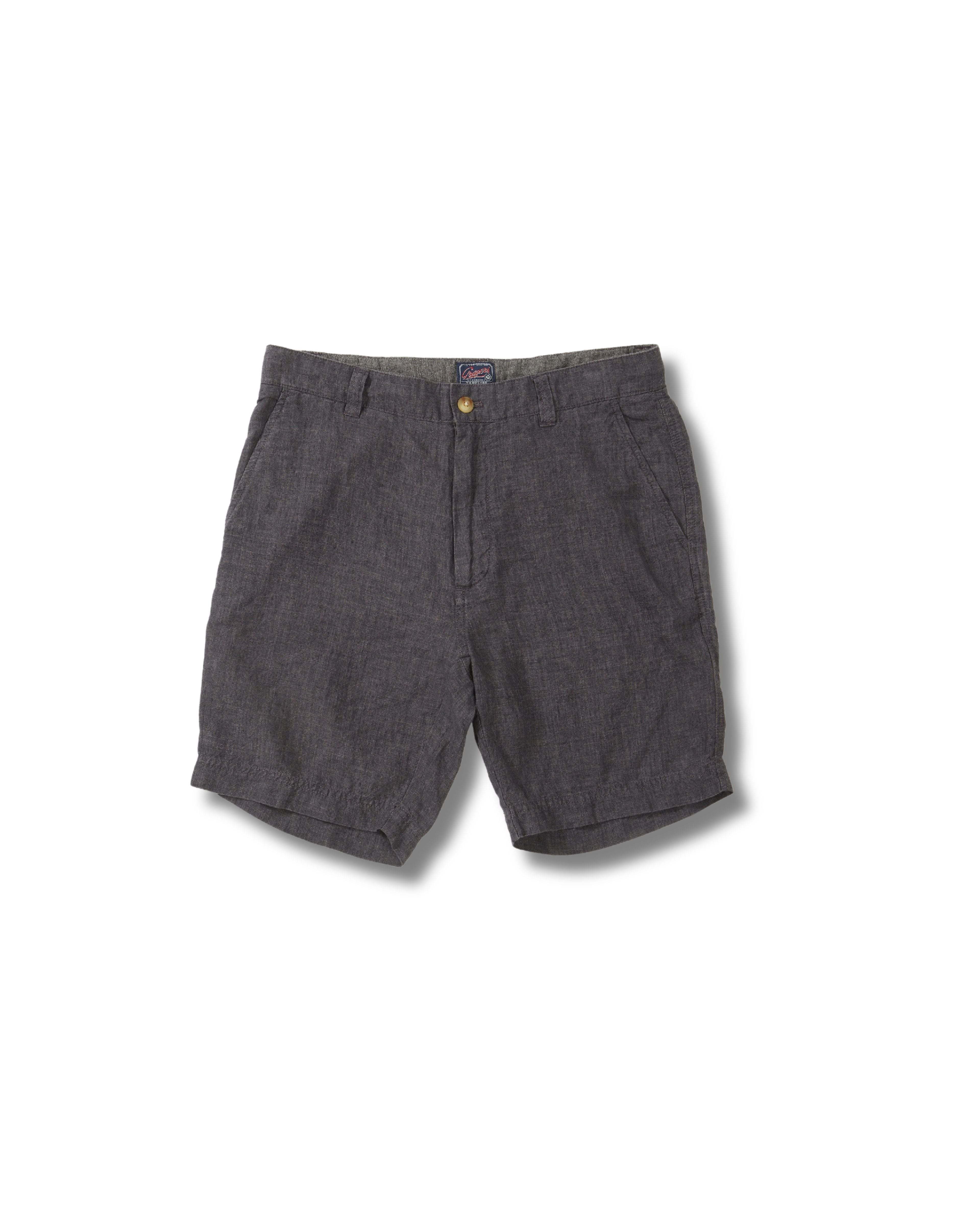 Aventura Washed Linen Shorts - Charcoal