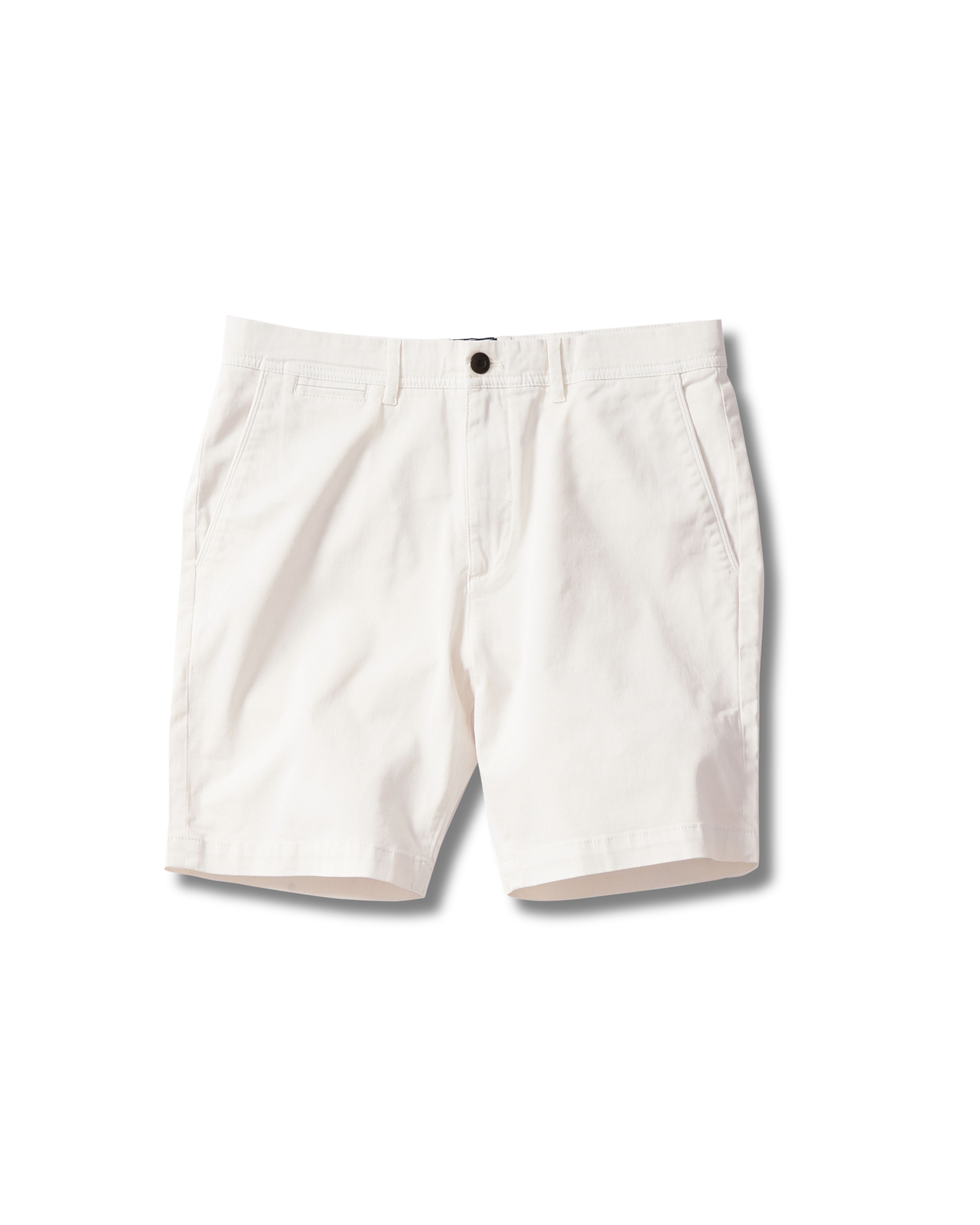 Precision Stretch Chino Shorts 8" - White