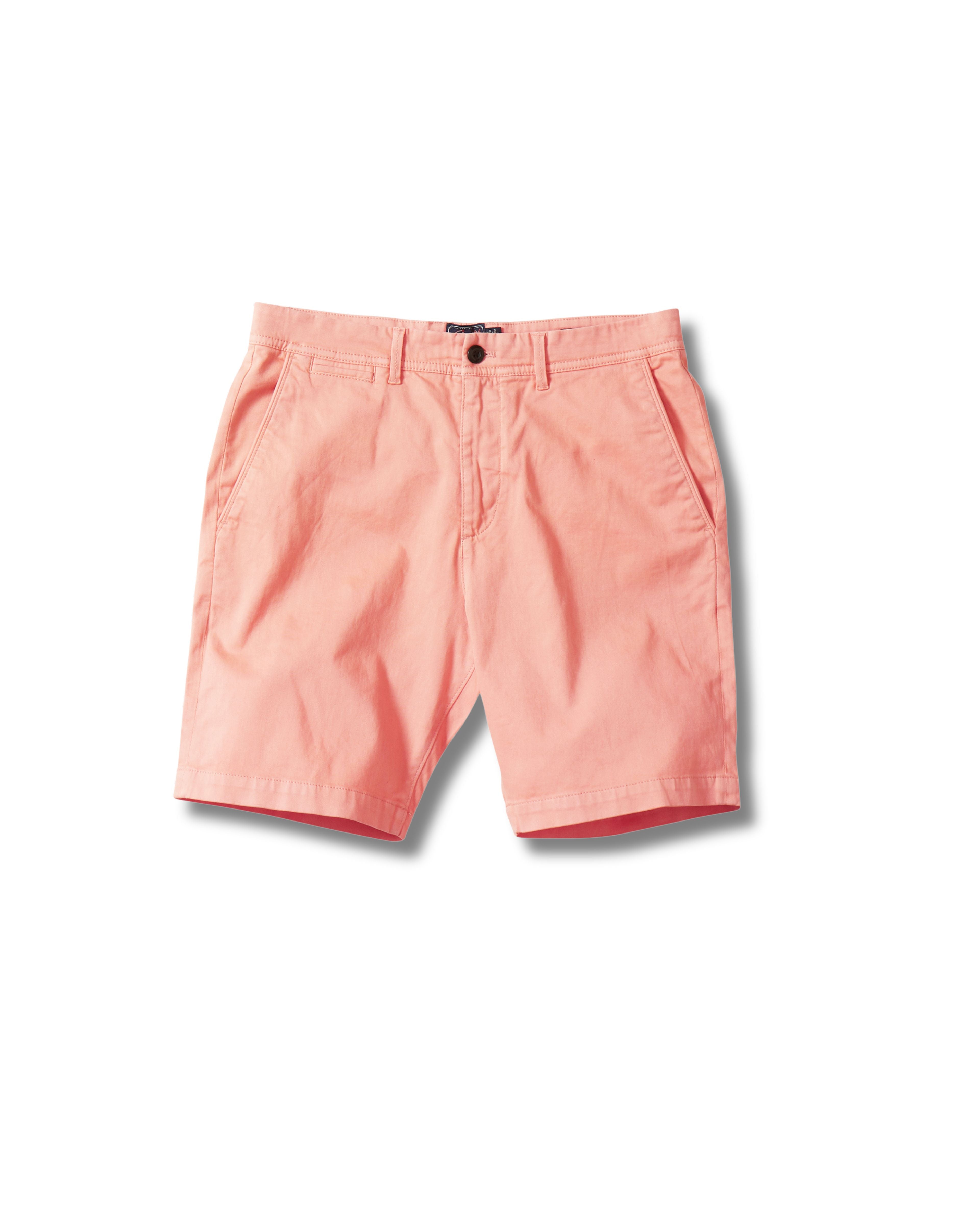 Precision Stretch Chino Shorts 8" - Coral Haze