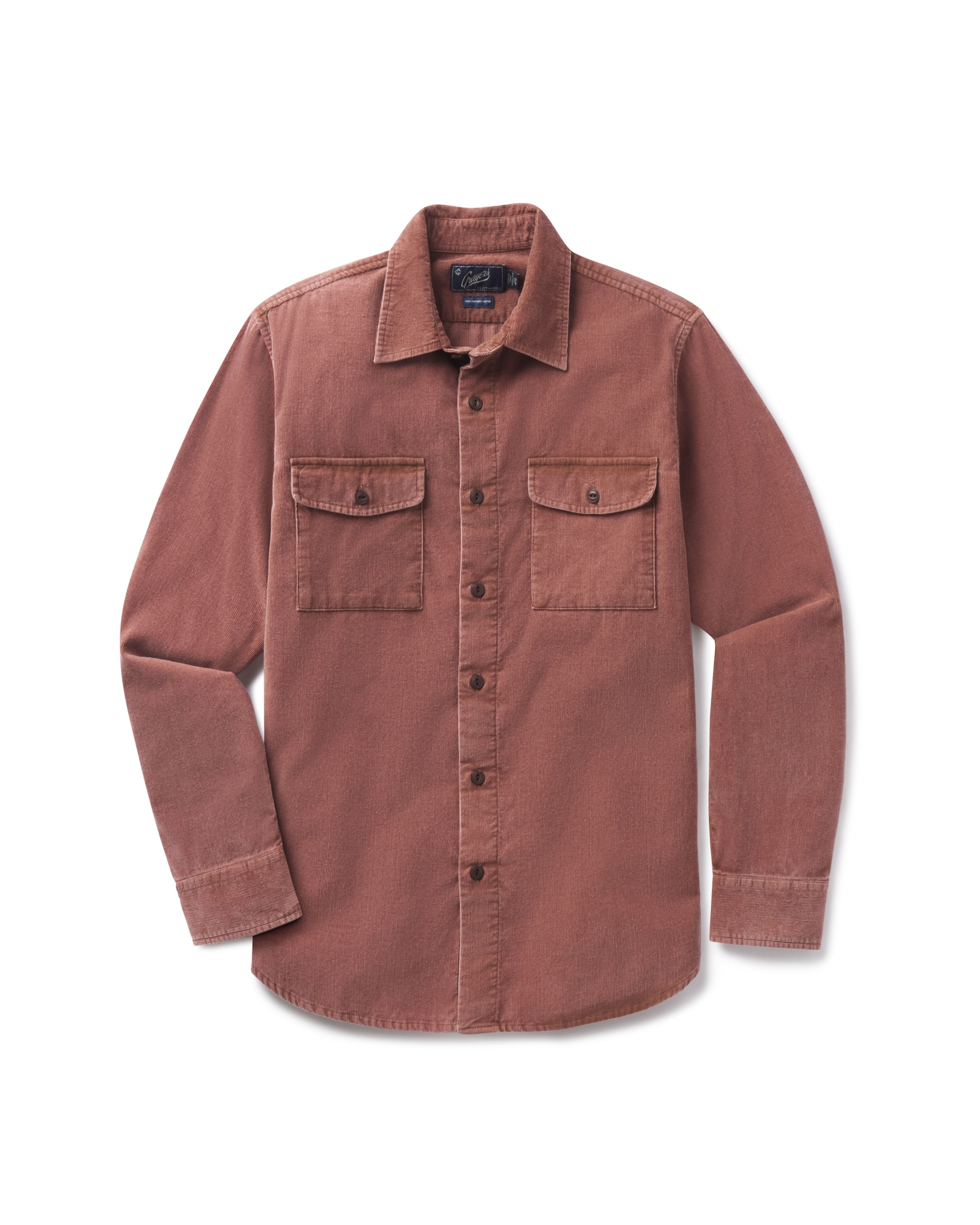 Jeremiah Vintage Garment Dyed Shirt - Root Beer