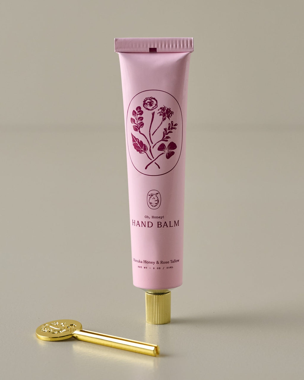 My Neighbor's Tallow Manuka Honey & Rose Hand Balm
