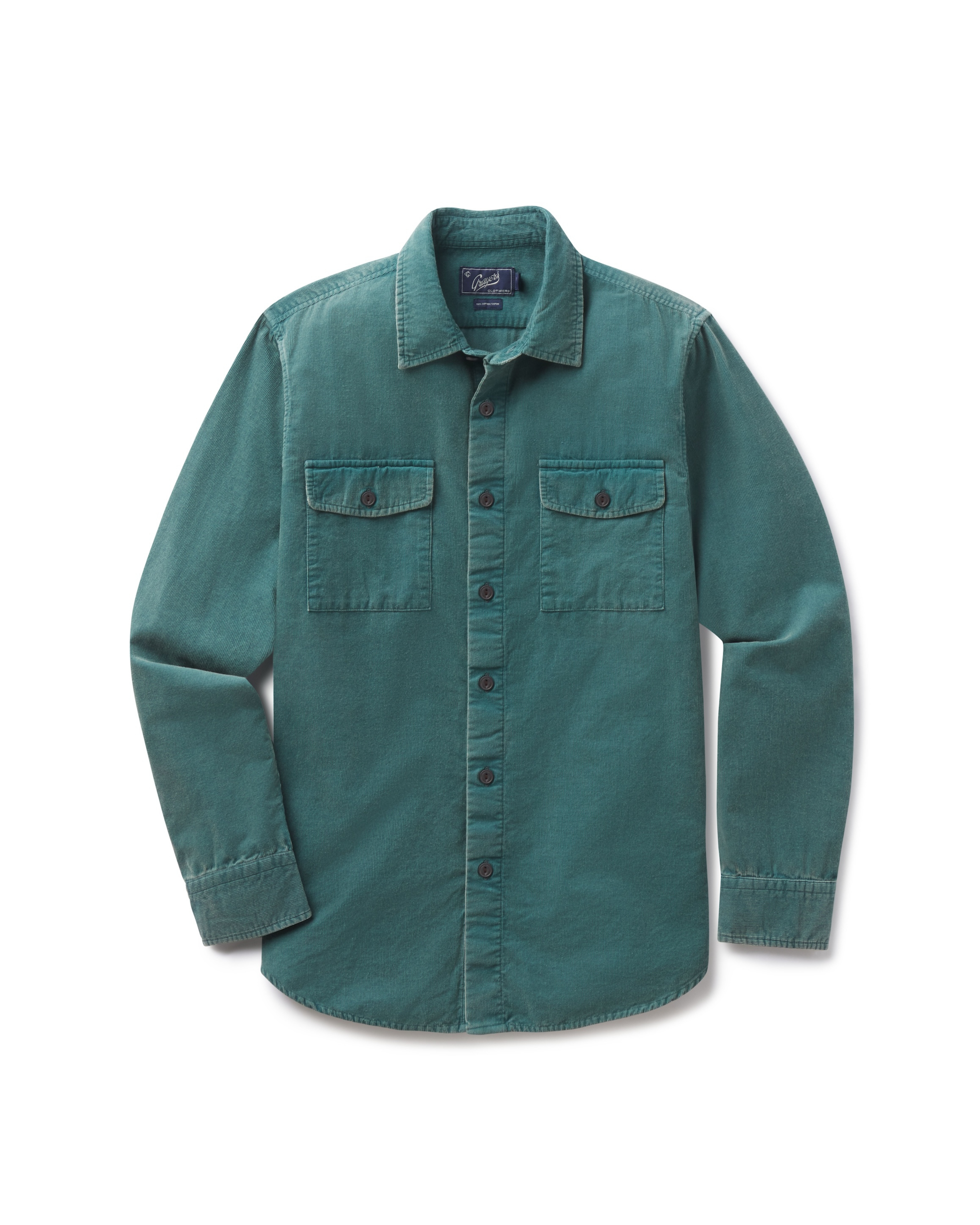 Jeremiah Vintage Garment Dyed Shirt - Teal