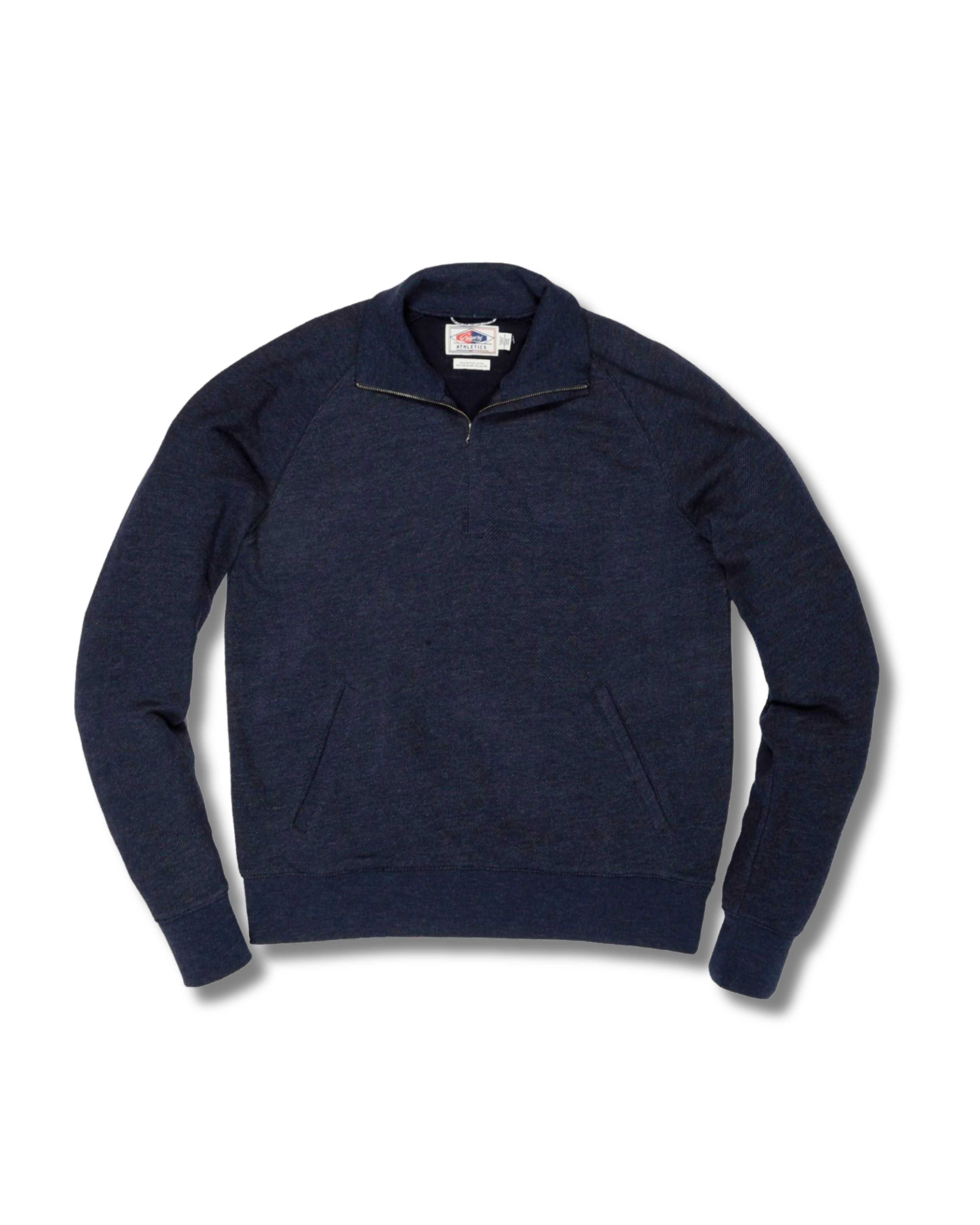 Hudson Textured Half Zip - Blue Night *