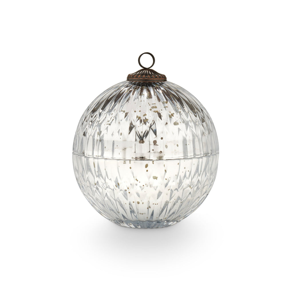 Balsam & Cedar Silver Mercury Ornament Candle
