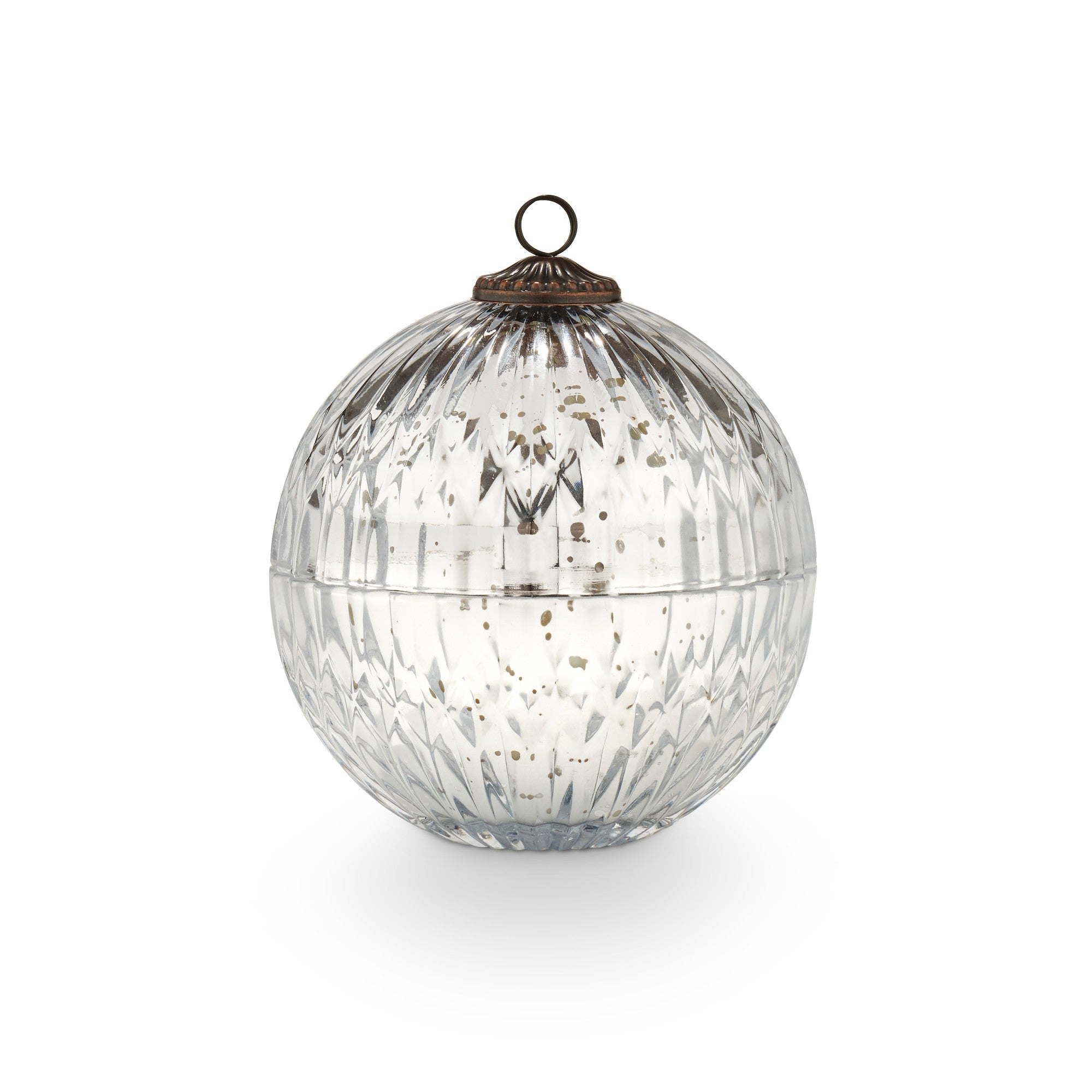 Balsam & Cedar Silver Mercury Ornament Candle