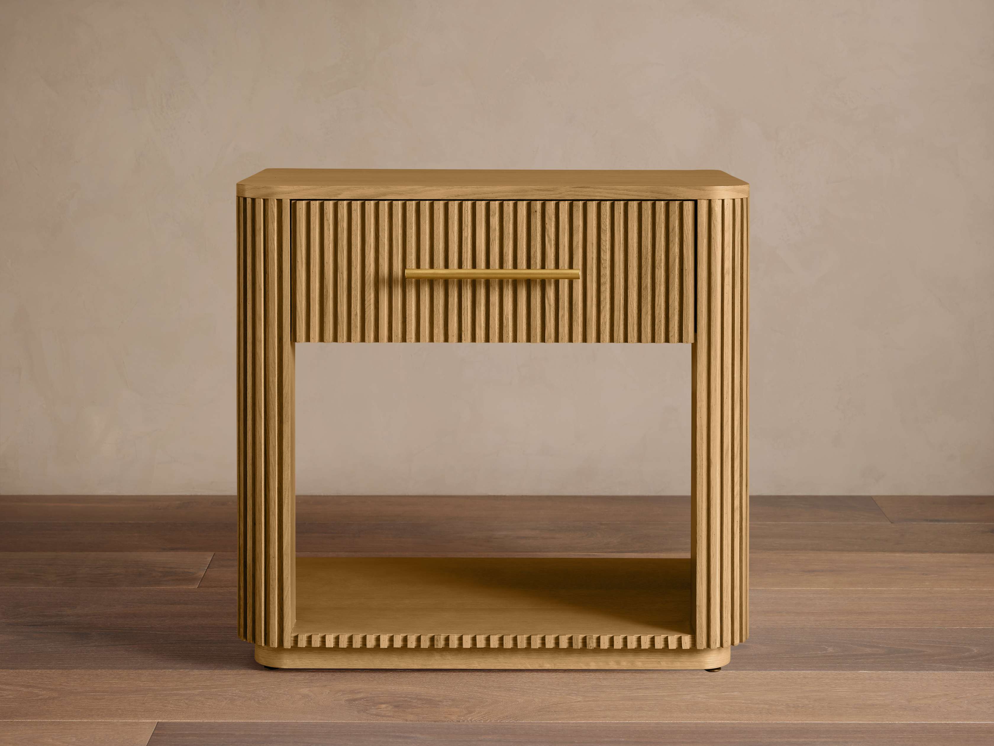 Finnley Wood Open Nightstand