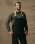 Mackinaw Wool Bibs - Forest Green