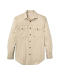 Twin Lakes Sport Shirt - Tan / Cream Plaid