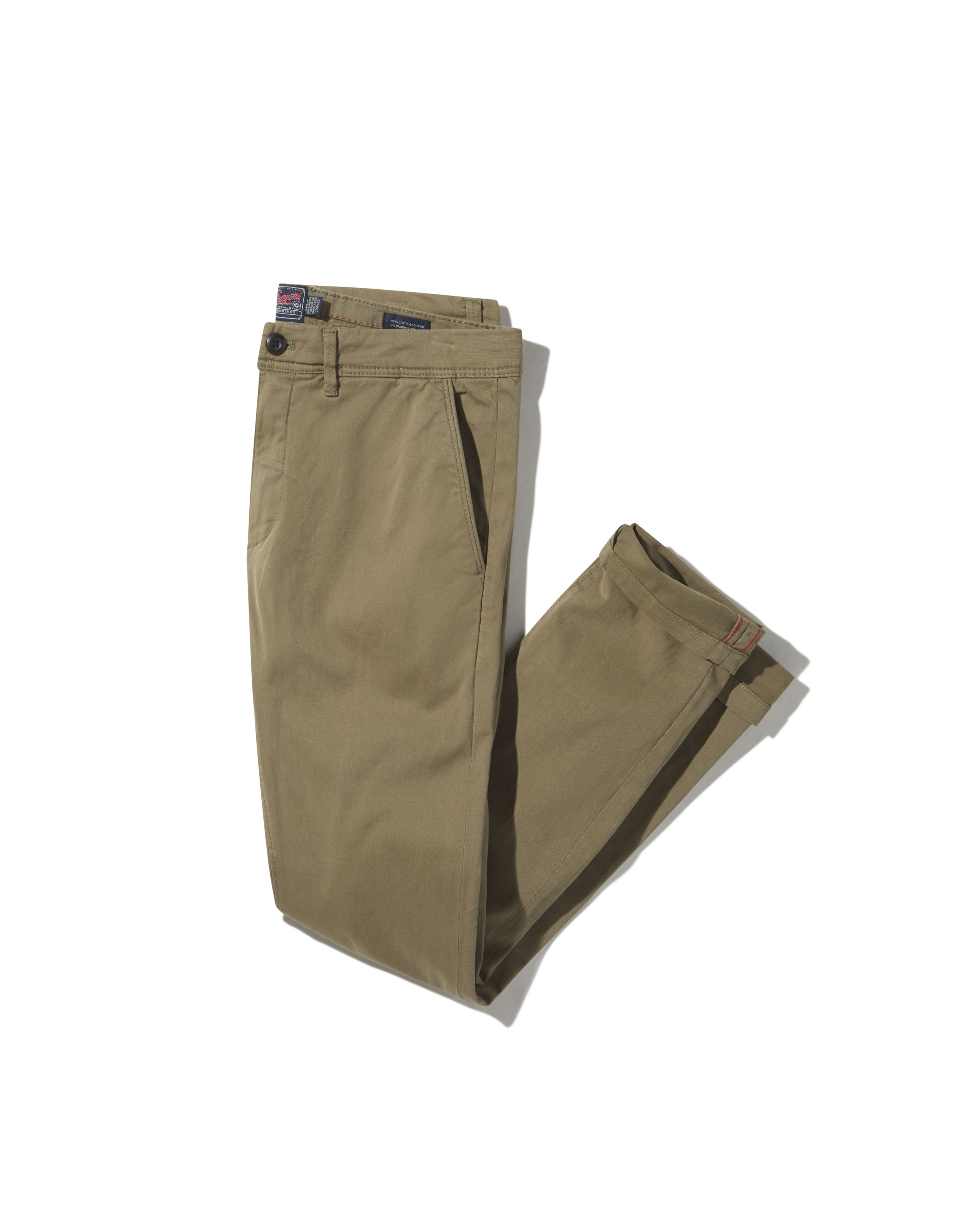 Precision Stretch Classic Fit Chino - Military Olive