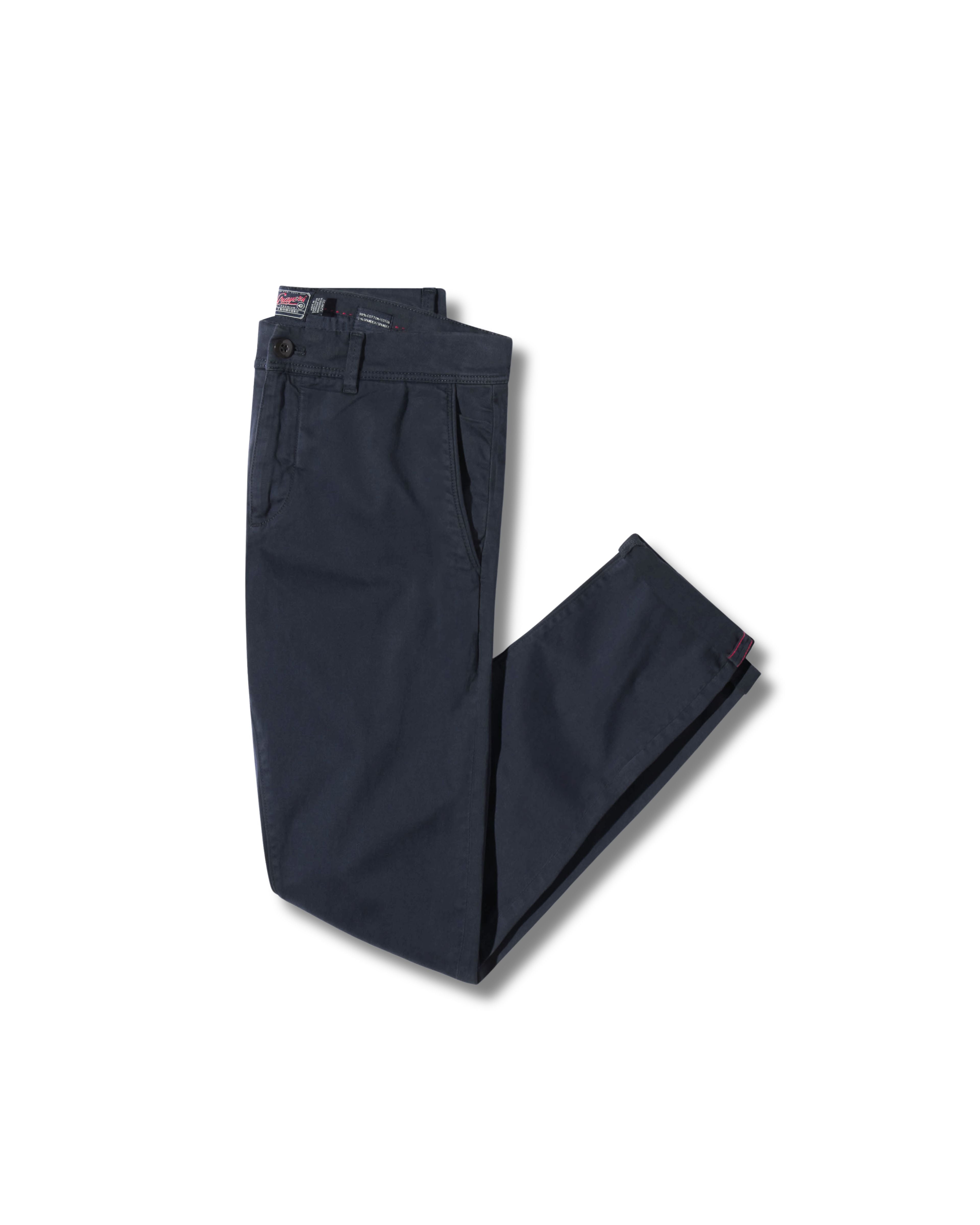 Precision Stretch Classic Fit Chino - Graphite Blue