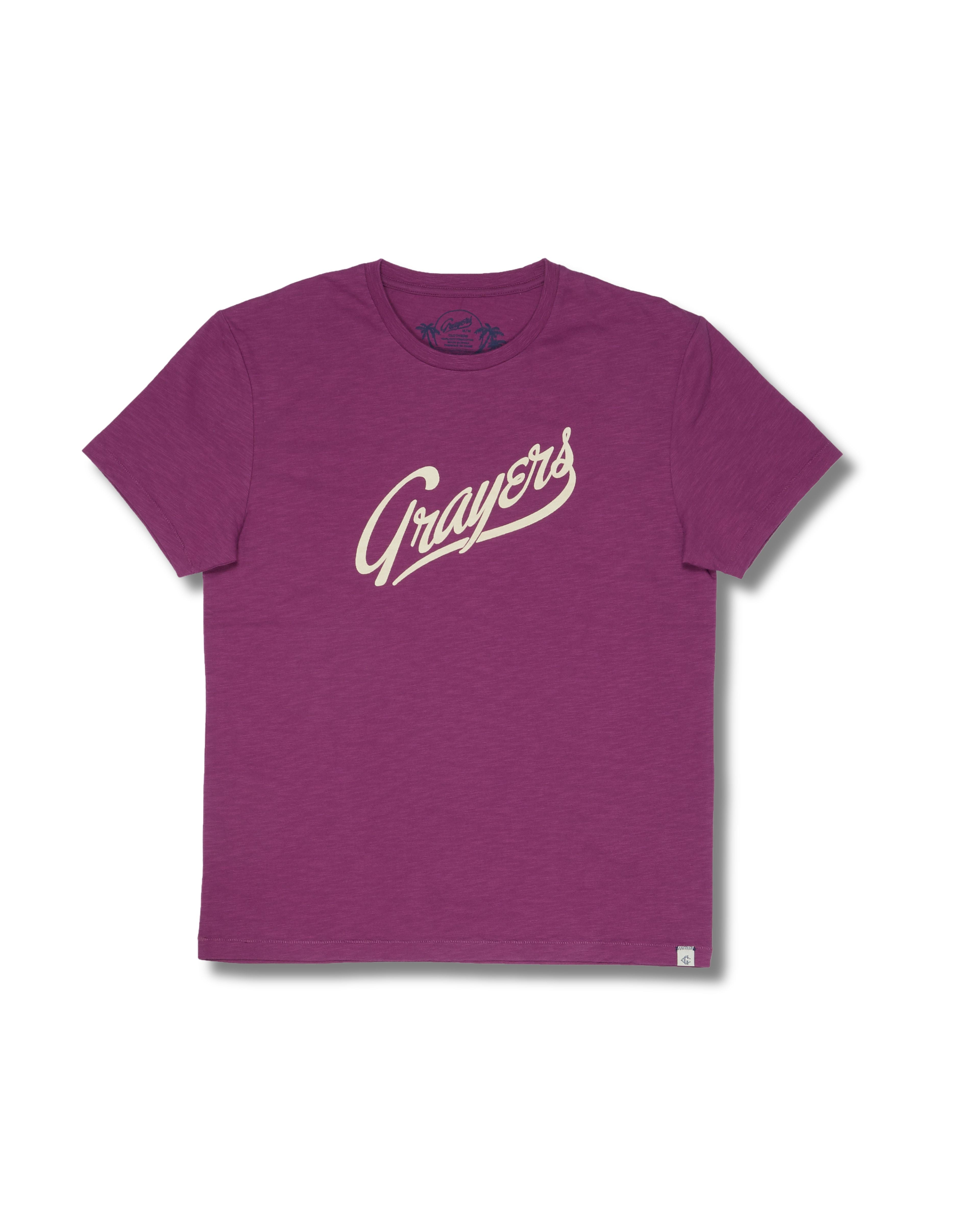 Grayers Print Tee - Amethyst *
