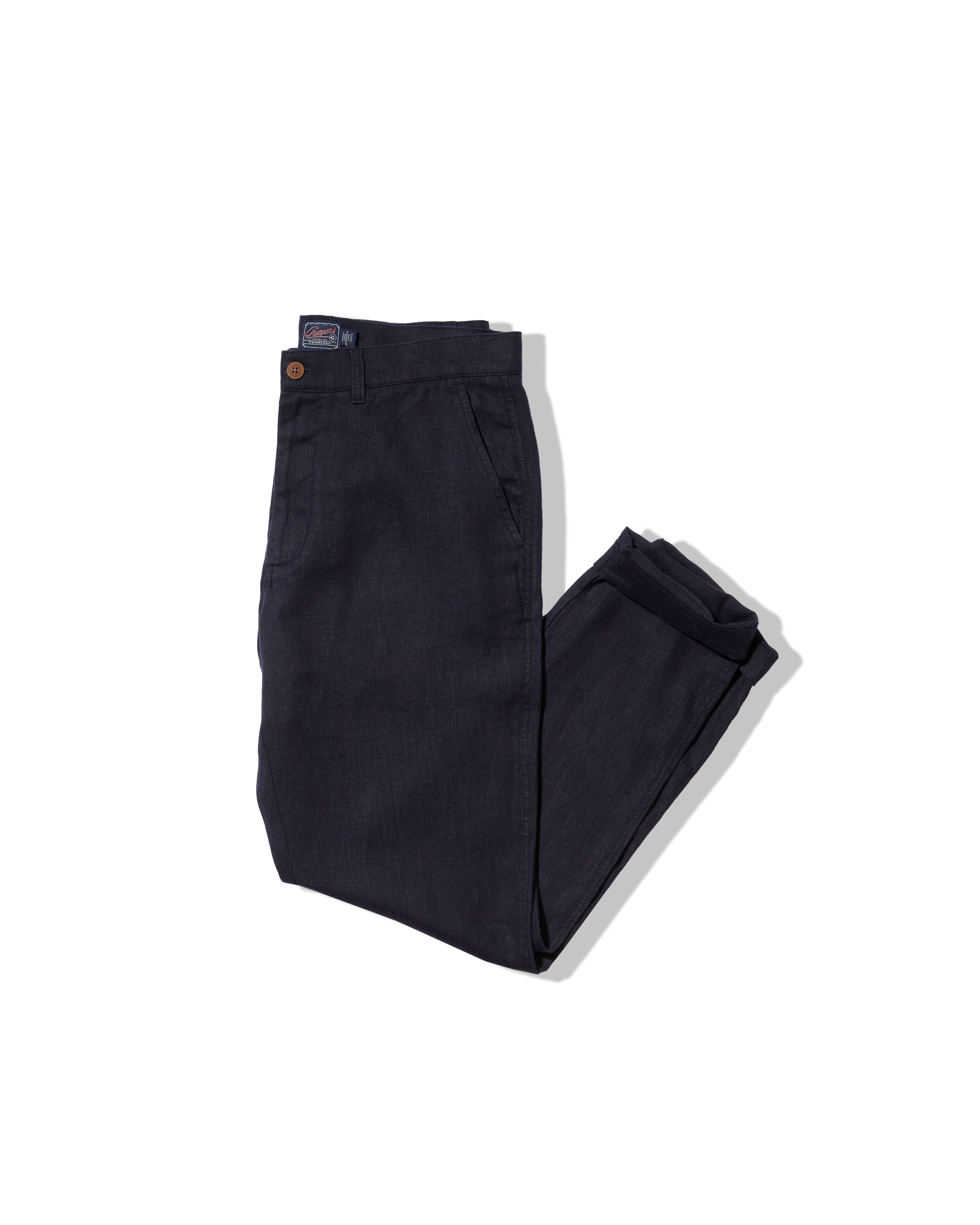 Bal Harbour Aventura Washed Linen Pants - Navy