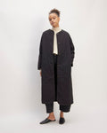 The ReNew Quilted Long Liner | Black