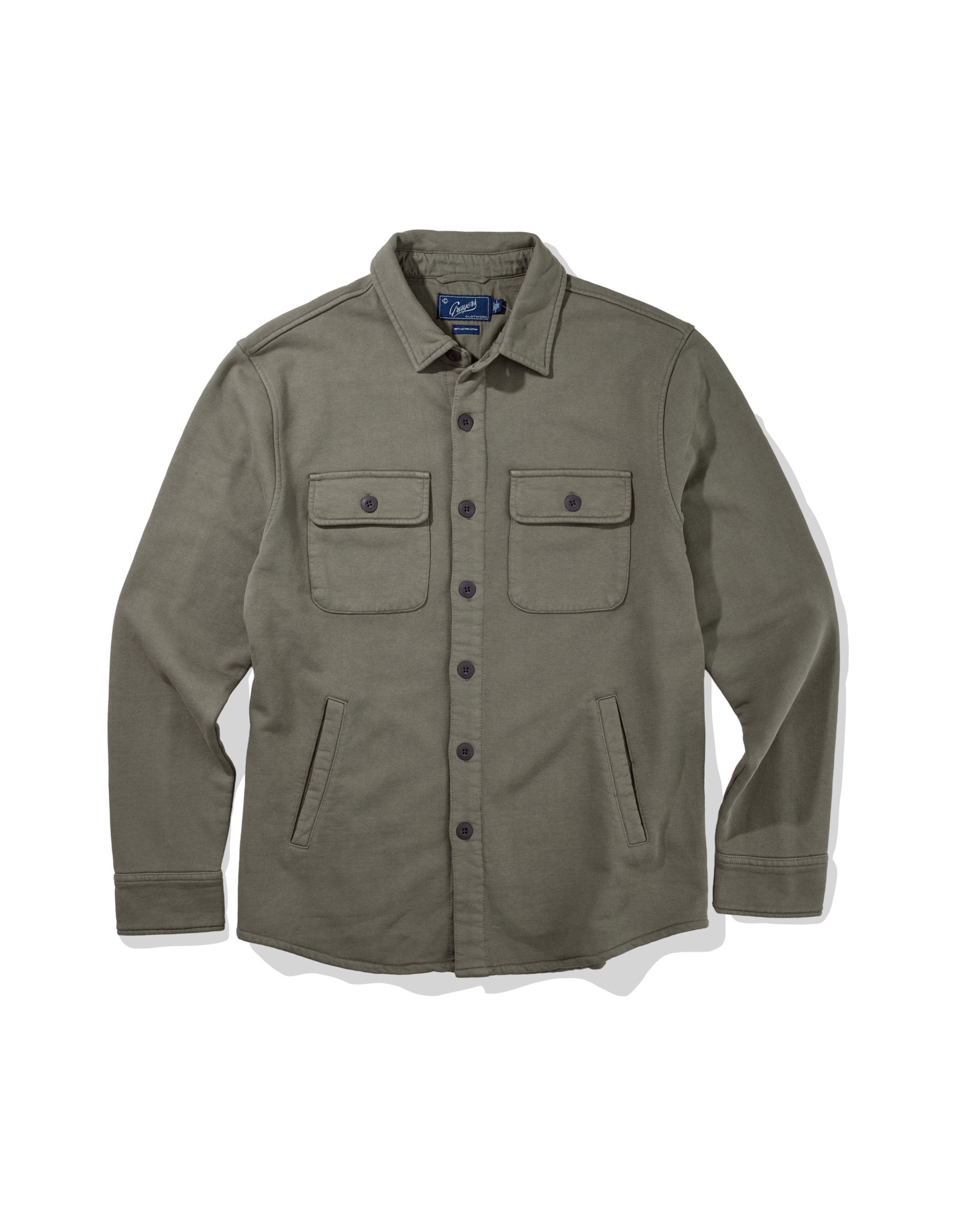 Defender Terry CPO Jacket - Faded Olive