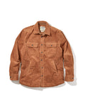 Catalina Rope Cord Shirt Jacket - Cognac