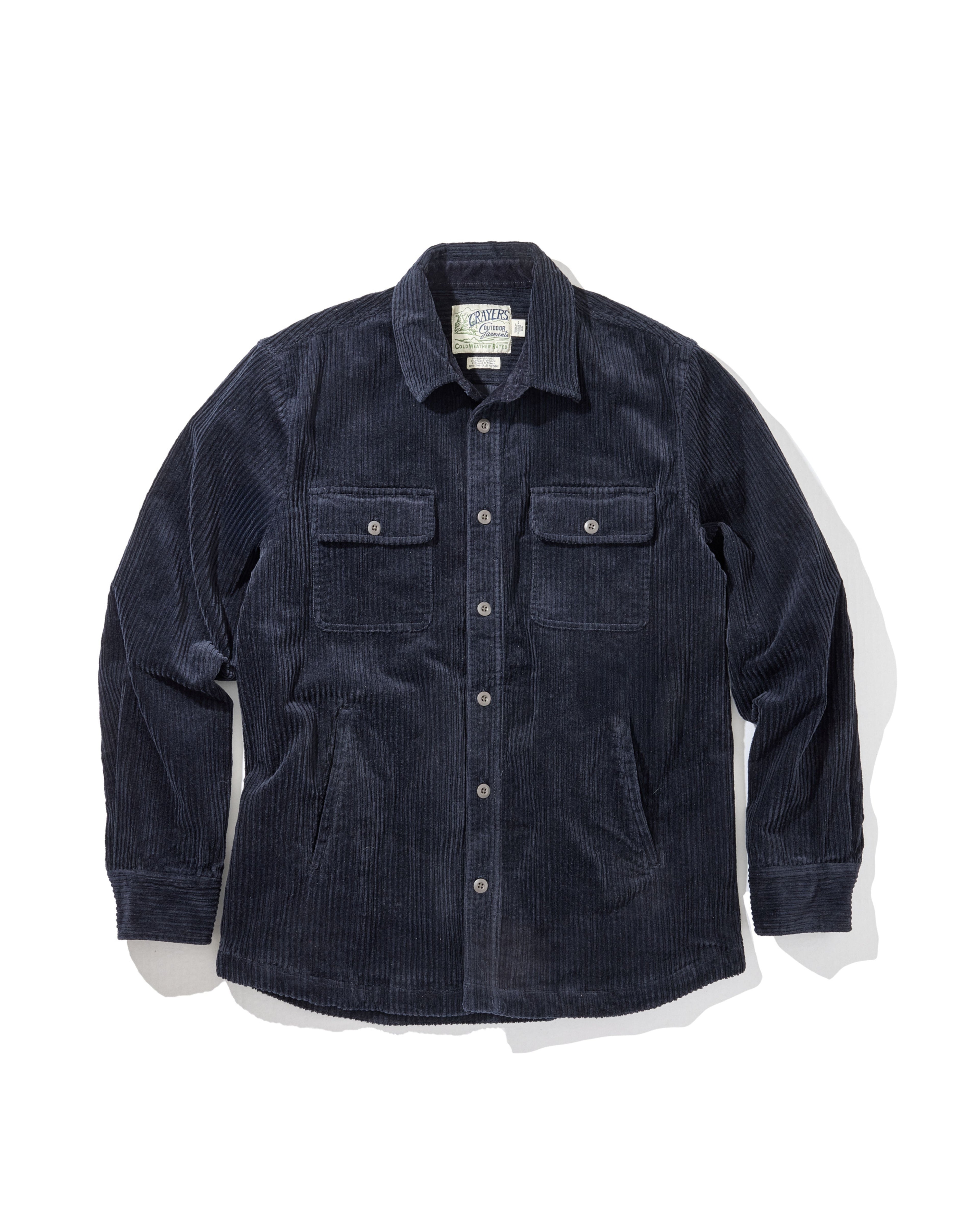 Catalina Rope Cord Shirt Jacket - Navy