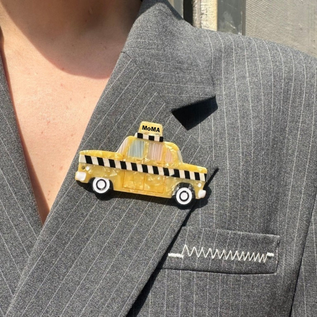 Solar Eclipse MoMA Taxi Brooch